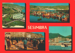 Delcampe - SESIMBRA - Vários Aspetos  (2 Scans) - Setúbal