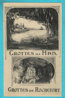 Delcampe - * Han Sur Lesse - Rochefort (Namur Wallonie) * (Nels) Grottes De Han, Grottes De Rochefort, Palais Bagdad, Le Lac - Rochefort