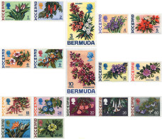 Delcampe - 81333 MNH BERMUDAS 1970 FLORES ACUATICAS - Bermuda