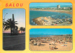 Delcampe - Espagne - Espana - Cataluna - Salou - Multivues - Playa - Plage - Automobiles - CPM - Voir Scans Recto-Verso - Tarragona