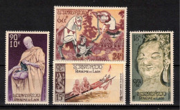 Delcampe - Royaume Du Laos 1957, Buddhism *, MH - Laos