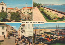 Delcampe - VILA REAL DE SANTO ANTÓNIO - Vários Aspetos  (2 Scans) - Faro