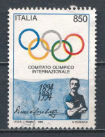Delcampe - °°° ITALIA 1994 - COMITATO OLIMPICO °°° - 1991-00: Afgestempeld