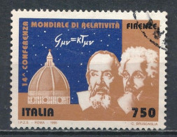 Delcampe - °°° ITALIA 1995 - CONVEGNO DI RELATIVITA E FISICA °°° - 1991-00: Afgestempeld