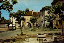 Delcampe - PESMES    ( HAUTE SAONE )  PLACE DES MINIMES ET PORTE SAINT-HILAIRE - Pesmes