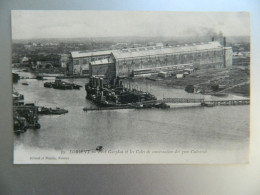 Delcampe - LORIENT                         PONT GUEYDON ET LES CALES DE CONSTRUCTION DES GROS CUIRASSES - Lorient