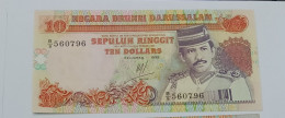 Delcampe - Brunei Darussalam  10 Ringgit 1995 3nd Series P-15 UNC - Brunei