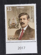 Delcampe - Stamp 4-9 - Serbia 2017 - Milutin Bojić  Literary And Theater Critic - Serbien