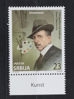 Delcampe - Stamp 4-9 - Serbia 2017 - Art, Painting, Peinture - Serbien