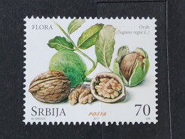 Delcampe - Stamp 4-9 - Serbia 2017 - Flora, Walnut - Serbien