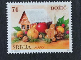 Delcampe - Stamp 4-9 - Serbia 2017 - Christmas, Noel - Serbien