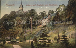 Delcampe - Tharandt Anlagen Burgkeller Stadtkirche - Tharandt