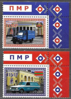 Delcampe - Transnistria Transnistrie Transnistrien 2013 Europa Cept Postal Transport Cars MNH ** Postfrisch Neuf MINISHEET - 2013