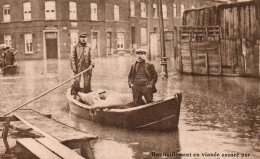 Delcampe - BELGIQUE SERAING CRUE DE LA MEUSE 1925/1926 RAVITAILLEMENT EN VIANDE ASSURE PAR L'UNION CIVIQUE BELGE - Seraing