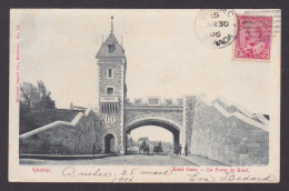 Delcampe - Postcard, CANADA, Quebec, Kent Gate - Québec - La Cité