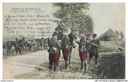 Delcampe - AQVP15-0935-MILITARIA - SCENES DE MANOEUVRES - Groupes D'officiers - Manöver