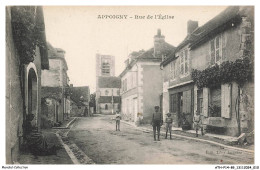 Delcampe - ATHP14-0984-89 - APPOIGNY - Rue De L'église - Appoigny