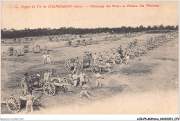 Delcampe - AJBP5-0460 - MILITARIA - Camp De Tir De Chambaran - Nettoyage Des Pièces Au Plateau Des Monettes - Manöver