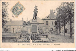 Delcampe - AJOP9-0934 - MONUMENT-AUX-MORTS - Montoire - Place Saint-denis Et Le Monument - Kriegerdenkmal