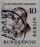 Delcampe - Berlin Poste Obl Yv:150A Mi:171 Alexander Von Humboldt Naturaliste (cachet Rond) - Nature