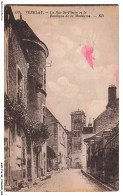 Delcampe - AWBP16-0930-89 - VEZELAY - La Rue Saint-pierre Et La Basilique De La Madeleine - Vezelay