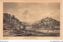Delcampe - AASP3-0237 - 1ere Vue D'AVALLON - Avec La Riviere Du Cousin Dans La Vallée - Avallon