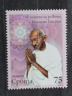 Delcampe - Stamp 4-10 - Serbia 2019 - 150 Years Since The Birth Of Mahatma Gandhi - India - Serbien