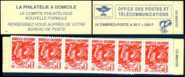 Delcampe - Nle-Caledonie Carnet N** Yv:C 588 La Cagou 10 Timbres-poste à 50F - Markenheftchen