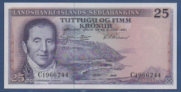 Delcampe - ICELAND - P. 39  - 25 Krónur L. 21.06.1957 UNC, S/n: See Photos - Islande
