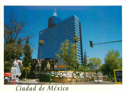 Delcampe - Mexique - Mexico - El Polyforum Cultural Siqueiros Y El Edificio Del World Trade Center - Le Polyforum Culturel Siqueiro - Mexiko