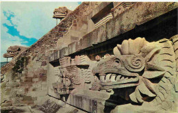 Delcampe - Mexique - San Juan Teotihuacan - Cabeza De Serpiente - Piramides - Tête De Serpent Pyramides - CPM 138 X 86 Mm - Voir Sc - Mexiko