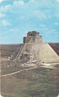 Delcampe - Mexique - Uxmal - Templo Del Adivino - Temple Of The Magician - Temple Du Magicien - CPM 138 X 86 Mm - Voir Scans Recto- - Mexiko