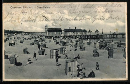 Delcampe - AK Zinnowitz, Strandleben, Seebrücke - Zinnowitz