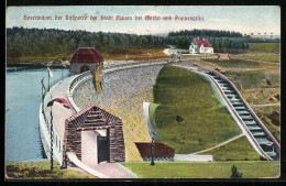 Delcampe - AK Werda, Sperrmauer Der Talsperre Der Stadt Stadt Plauen Bei Werda Und Poppengrün - Plauen