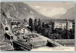 Delcampe - 1904 Vernayaz - Chemin De Fer Martygny Chatelard - 10623472 - Vernayaz
