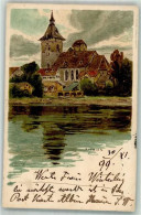 Delcampe - 9320 Arbon 1899 Lithographie Kirche - 14006073 - Arbon