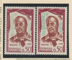 Delcampe - VARIÉTÉ-N° 1304 -RAIMU -FOND TRÈS PALE - Ungebraucht