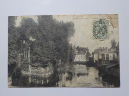 Delcampe - PACY SUR EURE   Les Bords De L'Eure Vus En Amont - Pacy-sur-Eure