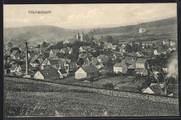 Delcampe - AK Hilchenbach, Totalansicht Mit Fabrikschlot Und Kirche Aus Der Vogelschau - Hilchenbach