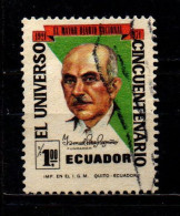 Delcampe - ECUADOR - 1971 - “El Universo,” Newspaper Founded By Ismael Perez Pazmino, 50th Anniv. - USATO - Ecuador