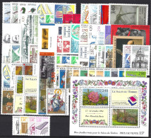 Delcampe - Année Complète 1993 - Yvert N° 2785/2853 + BF15 Et PREO 228/231 - Neuf Sans Charnière - Etat Impeccable - 1990-1999