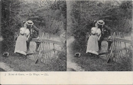 Delcampe - Scènes De Genre - Le Péage - Stereoskopie