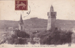 Delcampe - Cpa  Draguignan La Tour De L'horloge - Draguignan
