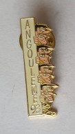 Delcampe - PIN'S LUCKY LUKE ANGOULEME 1993 LES 4 DALTON - Pin's