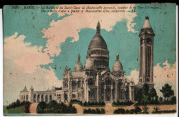 Delcampe - Paris. La Basilique Du Sacré Coeur De Montmartre. De François à M. Et Melle Delebarre, Fermiers à Laventie. 1922. - Kirchen
