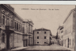 Delcampe - #CORMONS: PIAZZA DEL MUNICIPIO -VIA DEL TEATRO - Gorizia