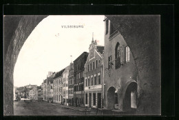 Delcampe - AK Vilsbiburg, Strassenpartie Mit Tor - Vilsbiburg