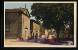 Delcampe - CPA Réalmont, Le Temple, La Poster Sur La Route D`Alban - Alban