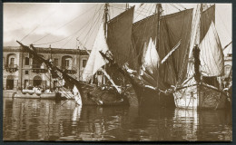 Delcampe - Malta Shipping Real Photo Postcard, 1910 Period, Fine Unused, Sailing Ships In Harbour - Malta