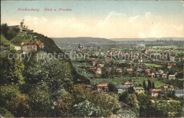 Delcampe - Koetzschenbroda Friedensburg Mit Blick Auf Dresden - Radebeul